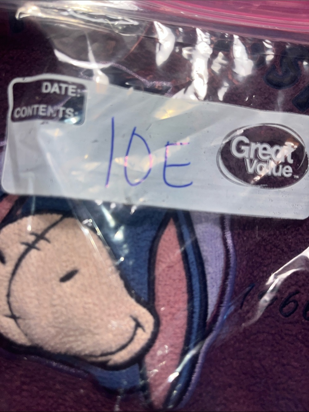 Disney Purple Eeyore Kids Pullover Sweatshirt - Picture 6 of 6